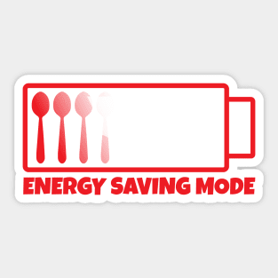 Energy Saving Mode Sticker